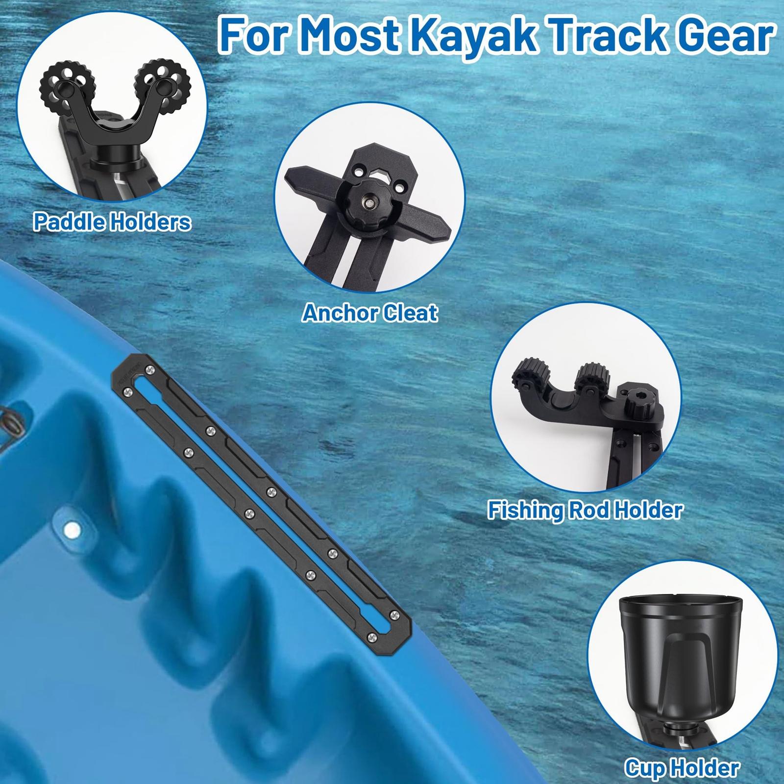 2 Pieces Kayak Track Rail Trac - Fishing Kayak Anchor 评论和价格
