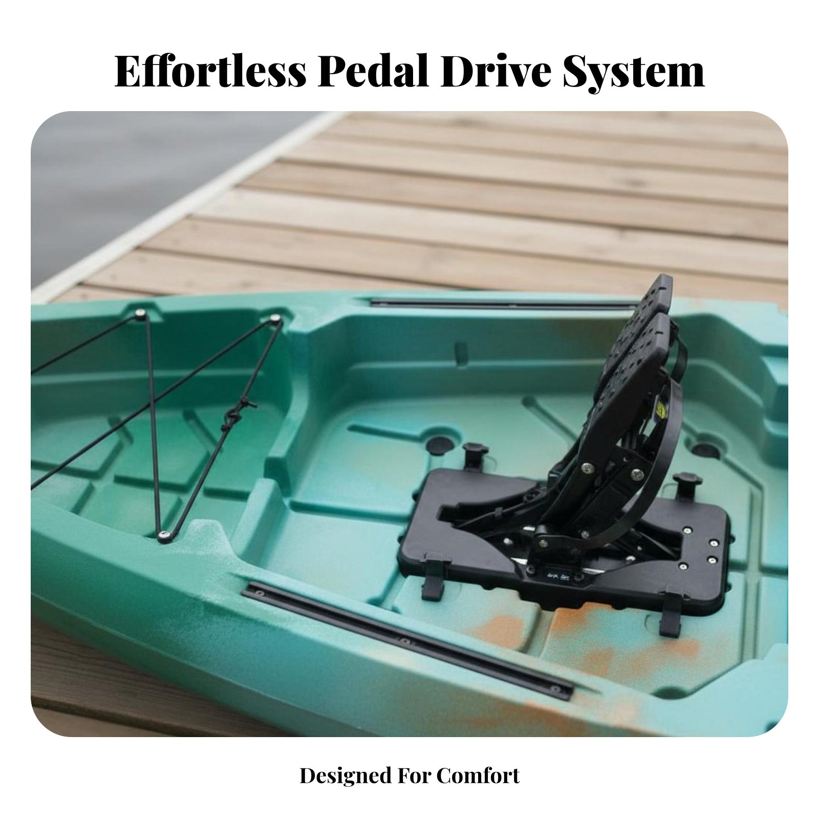 Pedal Drive Fishing Boat Folda - Fishing Kayak Pedal Drive 评论和价格