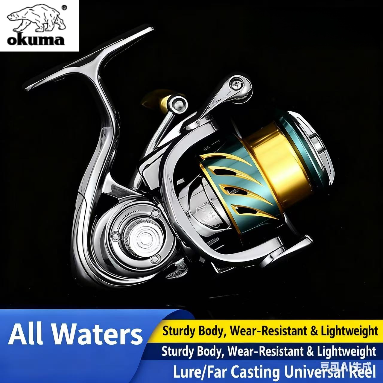 Okuma Fishing Tackle Spinning  - Kastking Reel Zephyr 评论和价格
