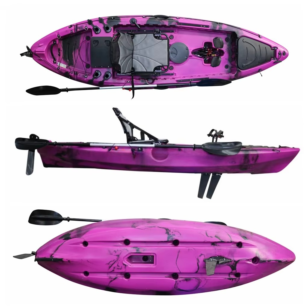 New Designed Plastic Kayak Fis - Fishing Kayak Pedal Drive 评论和价格