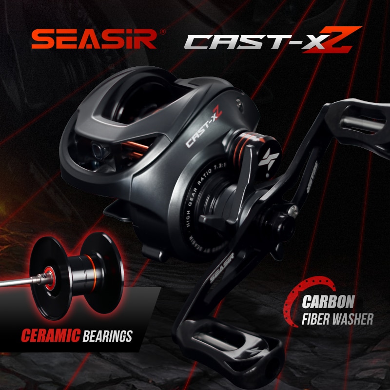 SEASIR Cast X2 Baitcasting Ree - Kastking Reel Zephyr 评论和价格